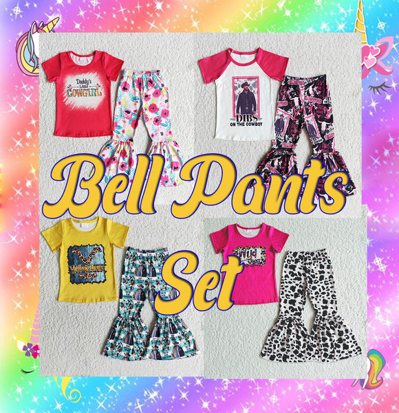 Short sleeve+long pants set