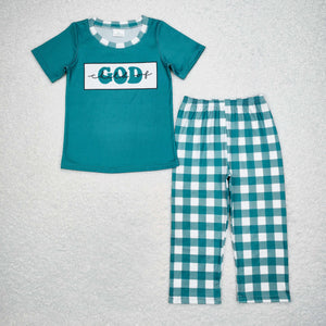 Child of God Blue Boys Thanksgiving Outfits