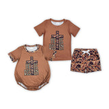 He is Risen Camo Cross Boys Easter Romper