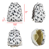 Dogs White Backpack