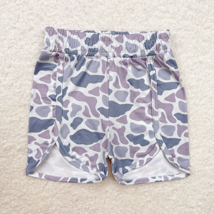 Camo Gray Mommy & Me Girls Shorts