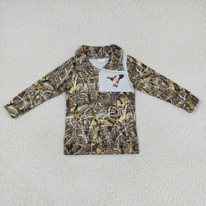 Duck Polo Jungle Hunting Boys Long Sleeve Top