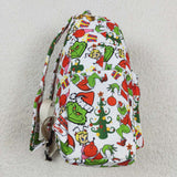 Cartoon White Christmas Backpack