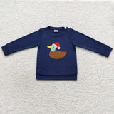 Duck Navy Boys Christmas Top