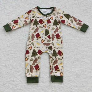 Camp Hill Tree Fire Boys Fall Romper