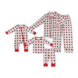 Adults Red Green Plaid Women Christmas Pajamas