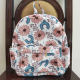 Wild Soul Floral Gem White Backpack