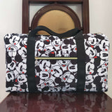 Cartoon Black White Gym Bag