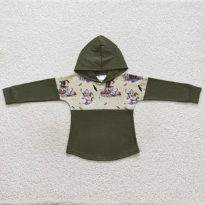 Duck Green Boys Hoodie Top