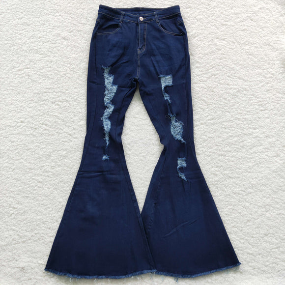 Ripped Flared Adult Jeans Pants