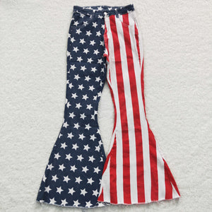 Stars Stripe Patchwork Adult 4th of July Pants Jeans