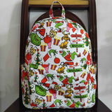 Cartoon White Christmas Backpack