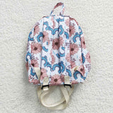 Wild Soul Floral Gem White Backpack