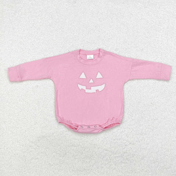 Smile Pink Girls Halloween Romper