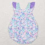 Conch Ruffles Girls Summer Romper
