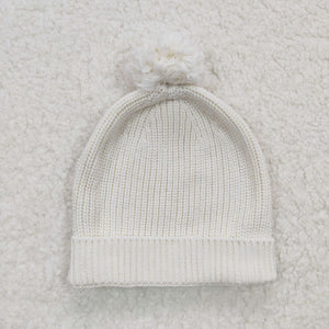 White Baby Kids Knitted Hat