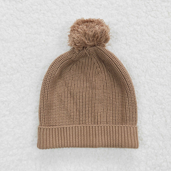 Brown Baby Kids Knitted Hat