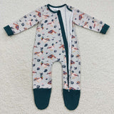 Duck Boys Fall Romper