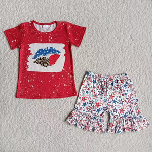 Promotional Stars Red Girls 4th of July Outfits