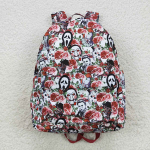 Mask Floral Halloween Backpack