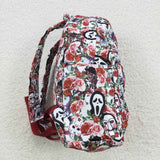 Mask Floral Halloween Backpack