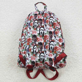 Mask Floral Halloween Backpack