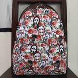 Mask Floral Halloween Backpack