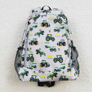 Farm Tractor Gray Backpack