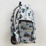 Farm Tractor Gray Backpack