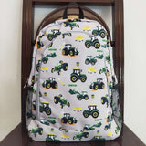 Farm Tractor Gray Backpack