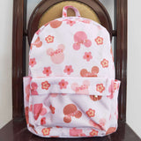 Cartoon Floral Pink Backpack