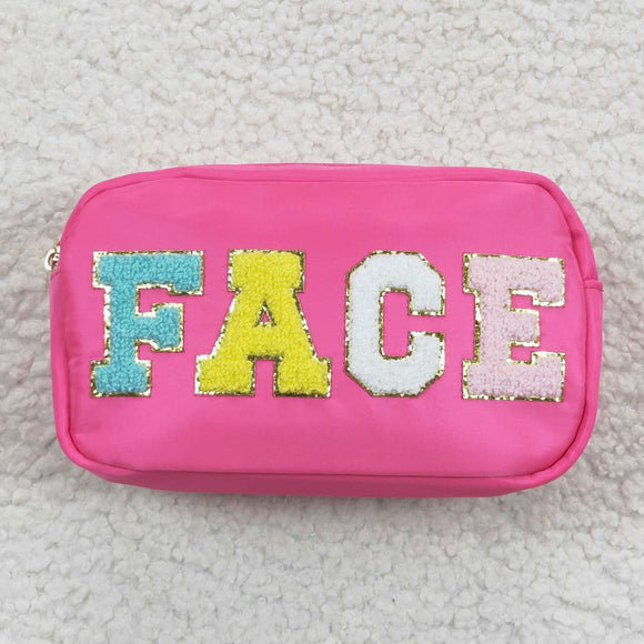 Face Pink Makeup Handbag Bag