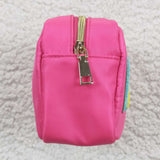 Face Pink Makeup Handbag Bag