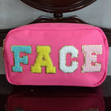 Face Pink Makeup Handbag Bag