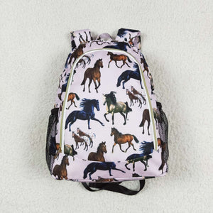 Horses Purple Backpack