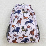 Horses Purple Backpack