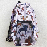 Horses Purple Backpack