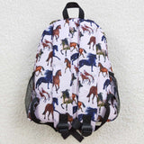 Horses Purple Backpack