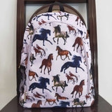 Horses Purple Backpack