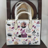 Witch Halloween White Handbag