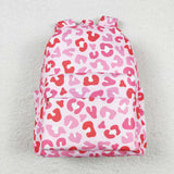 Leopard Print Pink Backpack