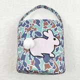 Camo Bunny Kids Easter Bucket Bag