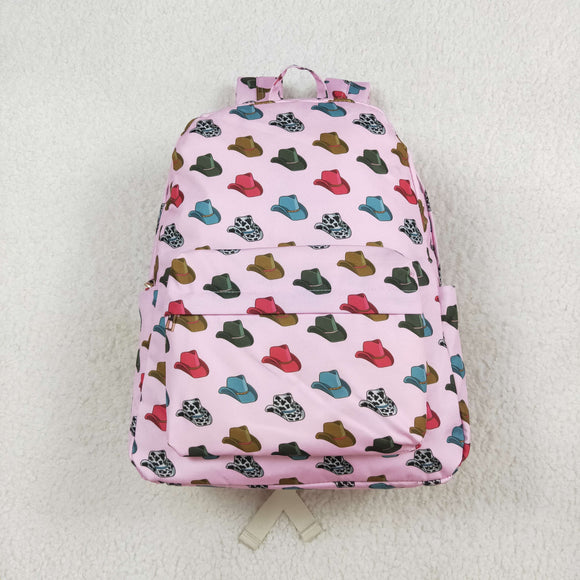 Cowboy Hat Pink Backpack