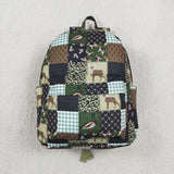 Deer Duck Camo Plaid Backpack