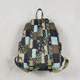 Deer Duck Camo Plaid Backpack