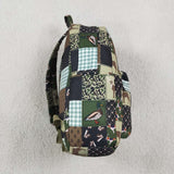 Deer Duck Camo Plaid Backpack