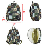 Deer Duck Camo Plaid Backpack