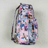 Singer Pink Gray Backpack