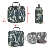 Camo Green Insulated Lunch Bag