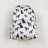 Dogs White Backpack